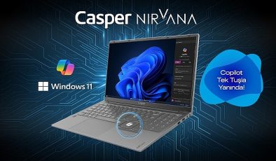 Casper Nirvana X600 dizüstü bilgisayarlarına Microsoft Copilot tuşu ekledi