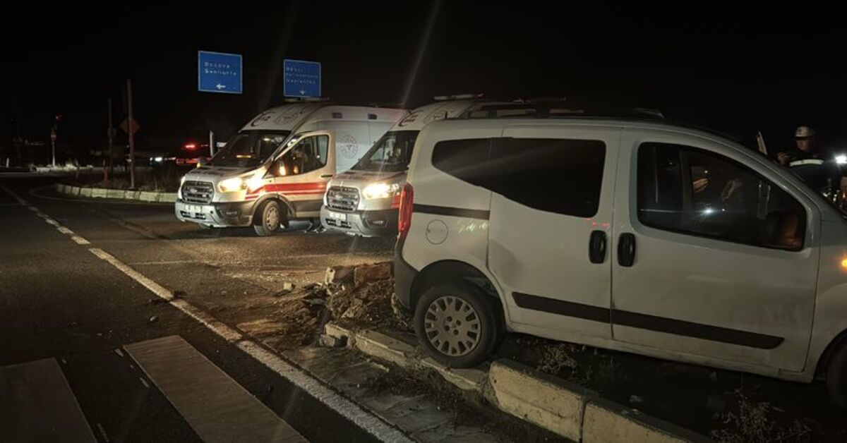 Adıyaman’da iki araç çarpıştı: 3 yaralı