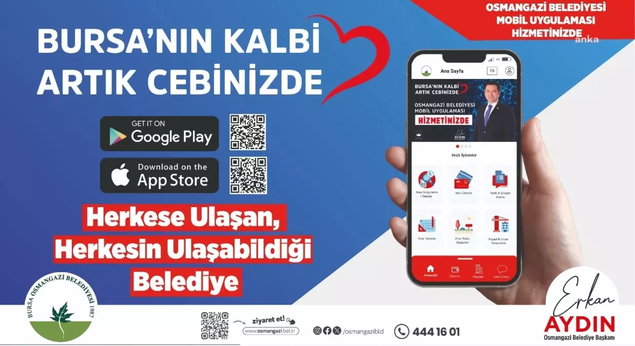 Osmangazi Belediyesi’nin Yeni Mobil Uygulaması Hizmete Sunuldu